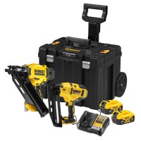 Dewalt DCK246P2T 18v XR Brushless Nailer Twin Kit (DCN930/DCN660) 2 x 5.0Ah in TSTAK Mobile Storage £829.00